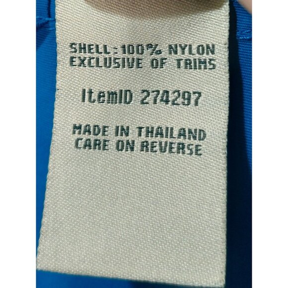 L.L.Bean Men's Blue Nylon Pullover Hoodie Jacket Size Large Kangaroo Pockets - Picture 4 of 10